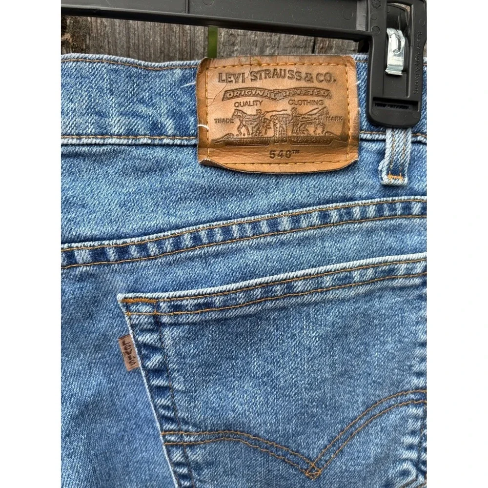 Vintage Levis 540 Relaxed Fit Jeans Mens 36x32‎ Blue Flex Denim 540-0217